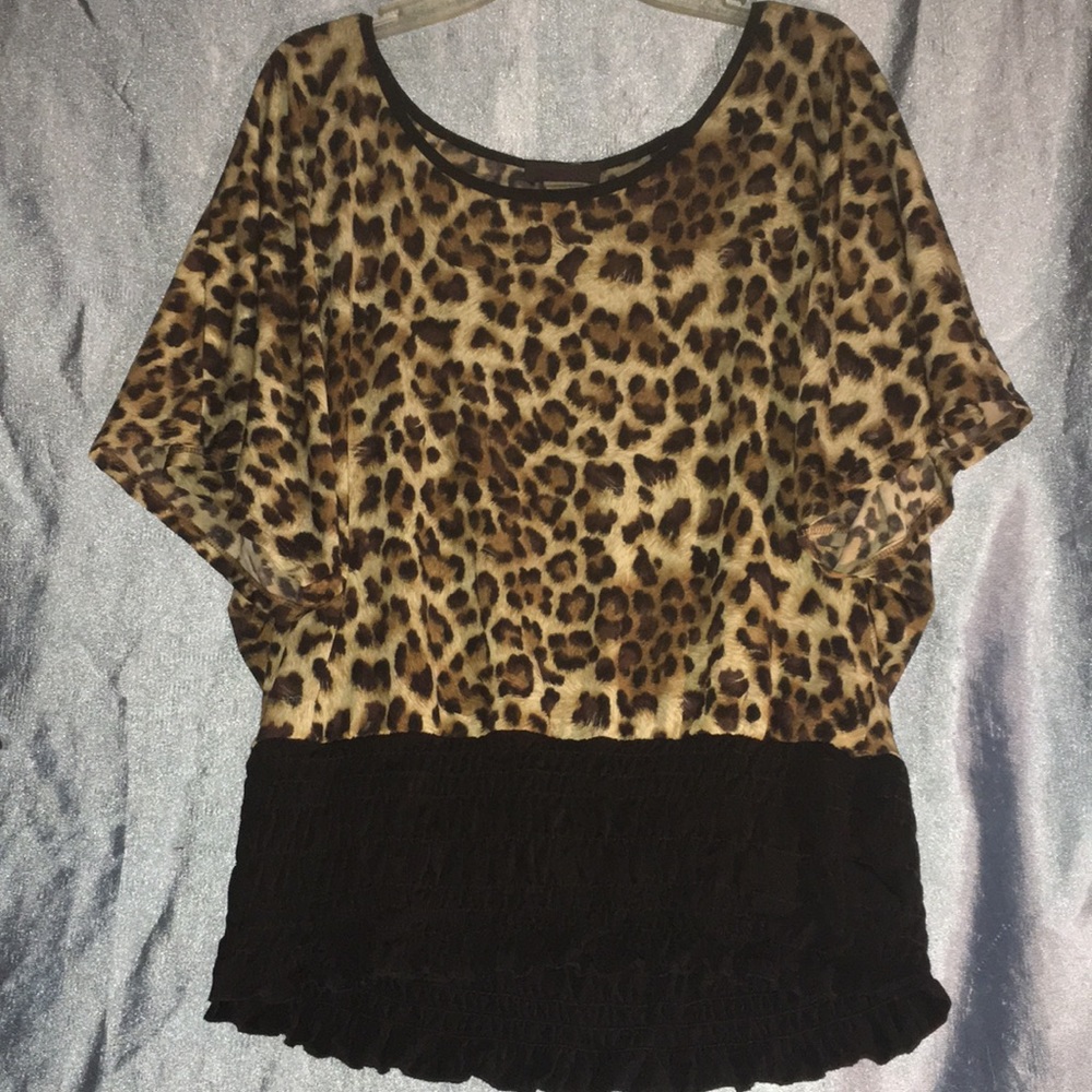 Leopard Print Blouse